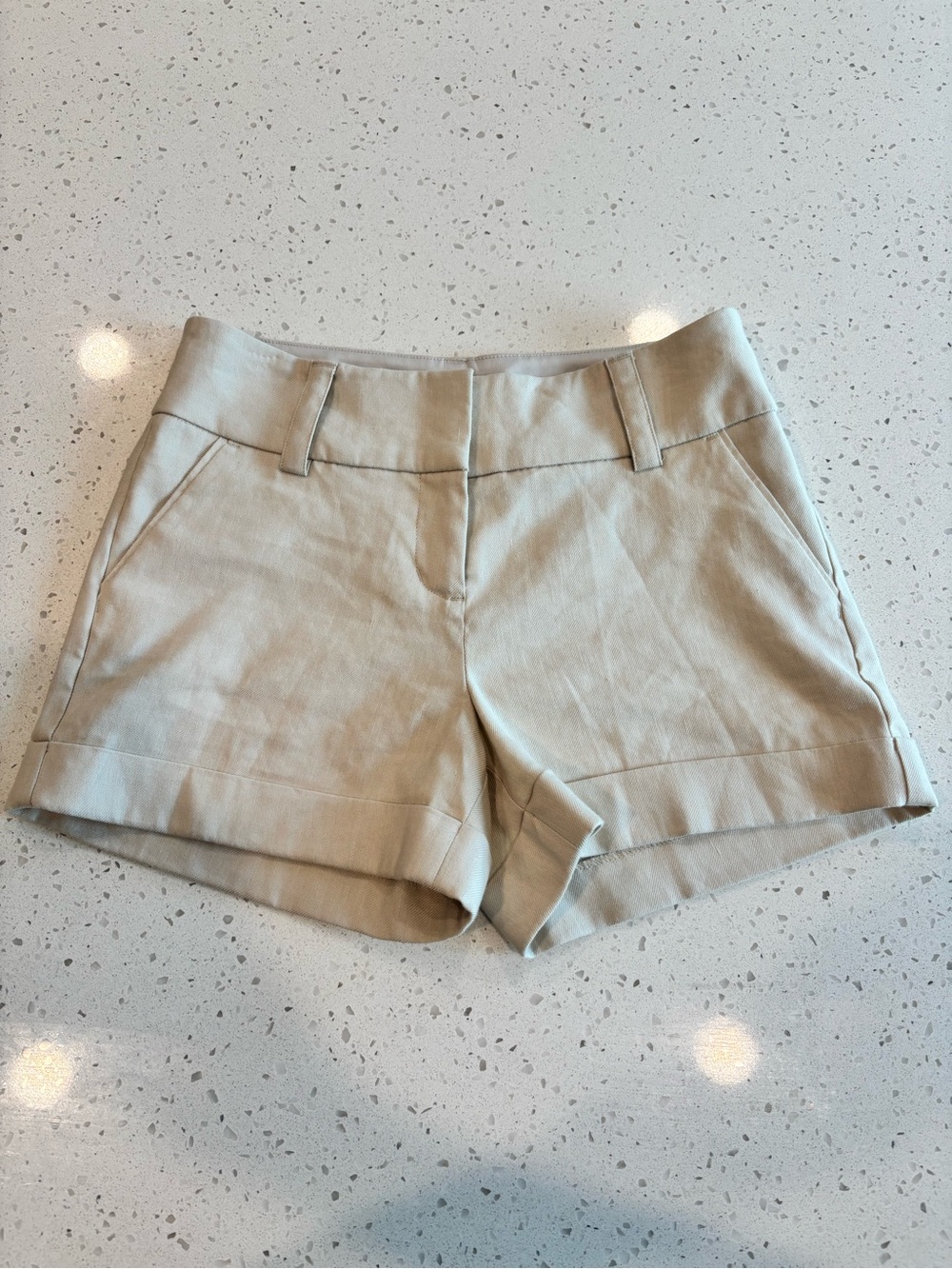 Express Tailored Cotton Blend Shorts
